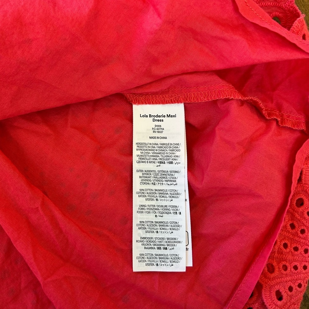 Boden Women's Lola Broderie Maxi Dress Size 2 Petite - Picture 4 of 8